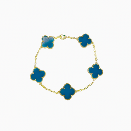 ALANI BRACELET - GOLD/BLUE