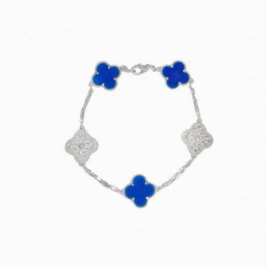 ALANI DIAMOND BRACELET - SILVER/BLUE