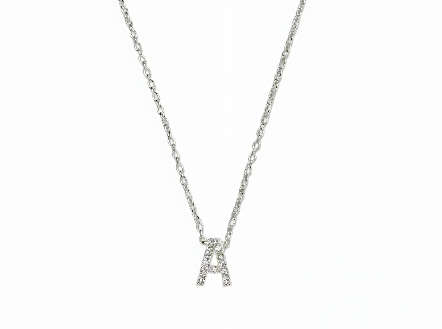 INITIAL NECKLACE - SILVER